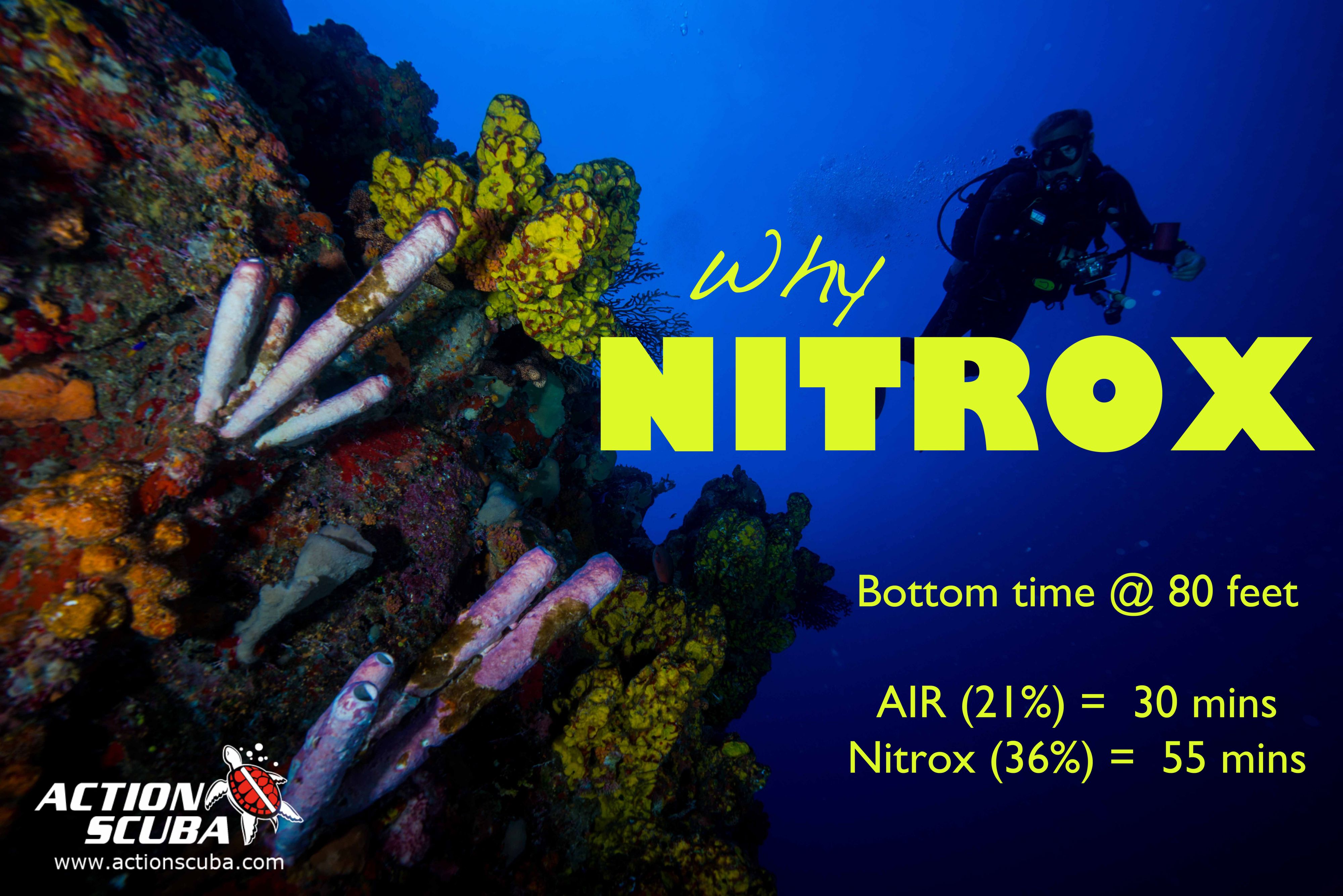 Action Scuba Montreal PADI Enriched Air Diver Specialty Course (Nitrox)